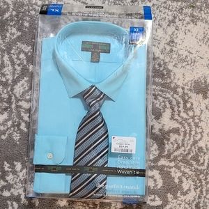 NWT Alexander Julian mens Dress shirt XL